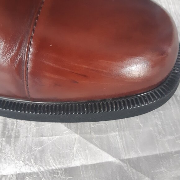 Rockport SZ 12D Men's Brown Cap Toe Oxfords w/ Rubber Sole - Picture 11 of 13